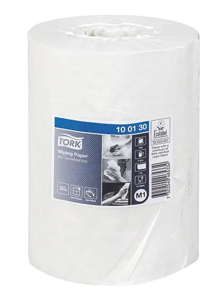 Tork Mehrzweck Papierwischtücher - 21,5 cm x 120 m, 1-lagig, Weiß - 11 Rollen