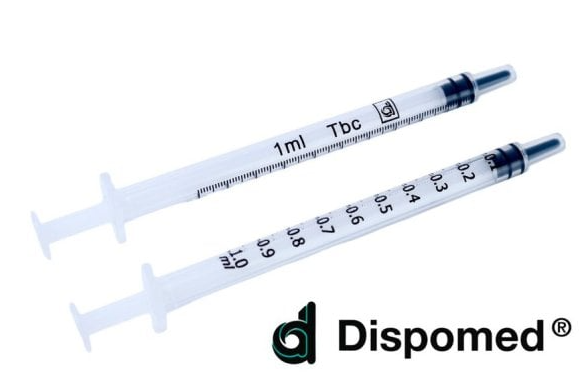 Dispomed Einmalspritze TBC - 100 Stück
