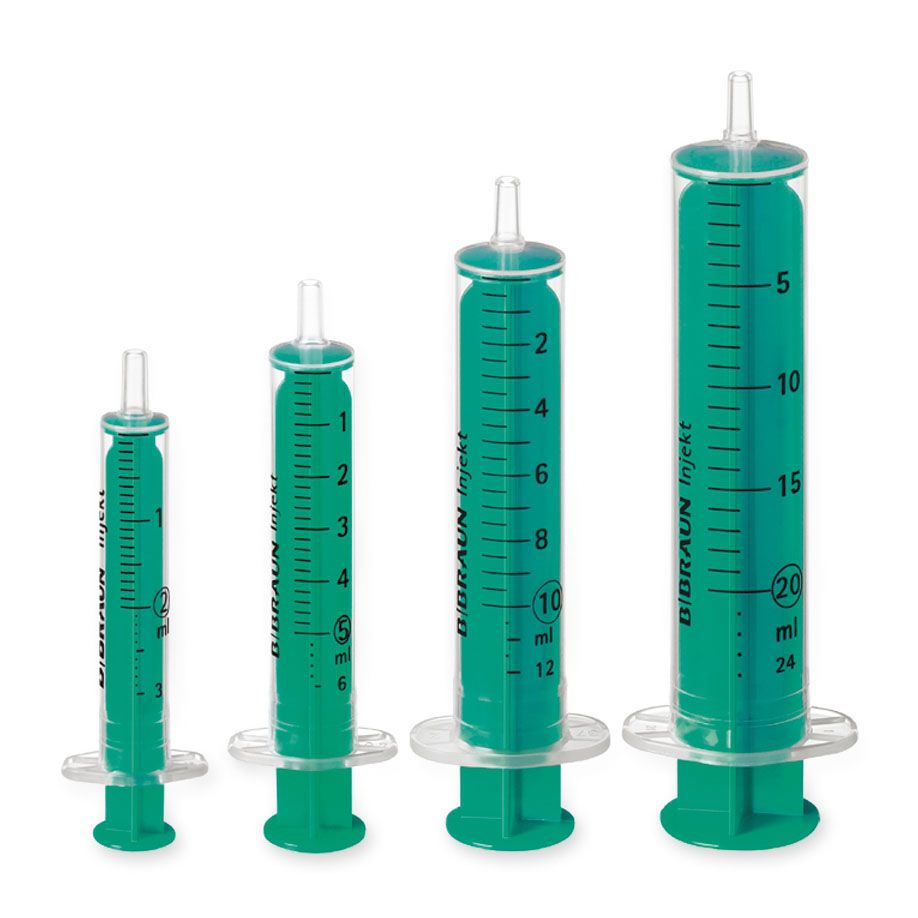 B. Braun Injekt Einmalspritzen Solo mit Luer - 2 ml
