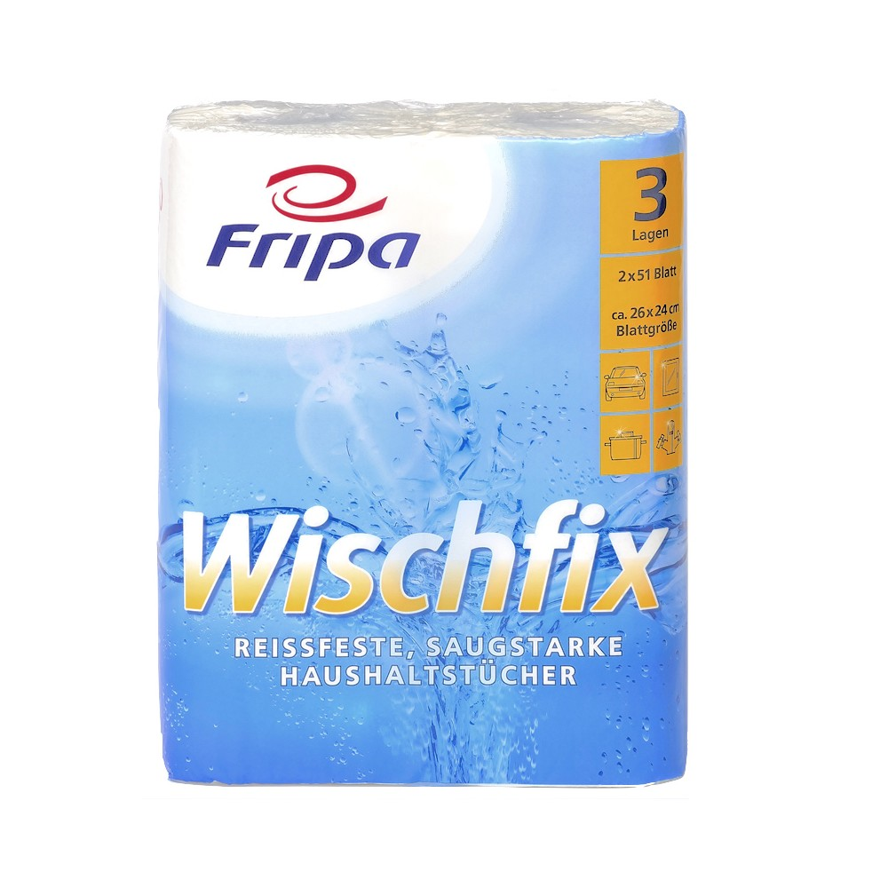 Fripa Wischfix Küchenrolle - 2 Rollen
