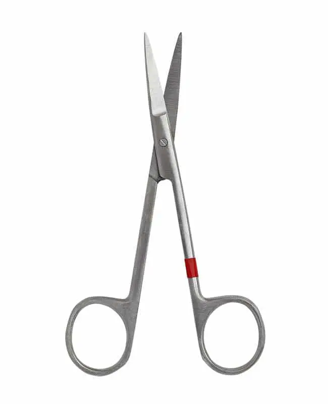 Fuhrmann Einmal-Schere Irisschere, spitz/spitz, gerade, 11 cm - 25 Stück