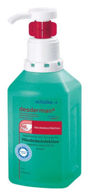 Schülke Desderman hyclick Händedesinfektion - 500 ml Flasche