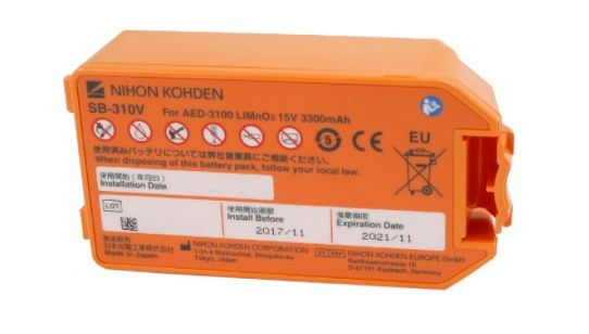 Batterie für Nihon Kohden AED-3100K - 1 Stück