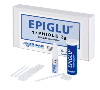 EPIGLU Wundkleber - 1 x 3 g (20 Applikationshilfen inkl.)