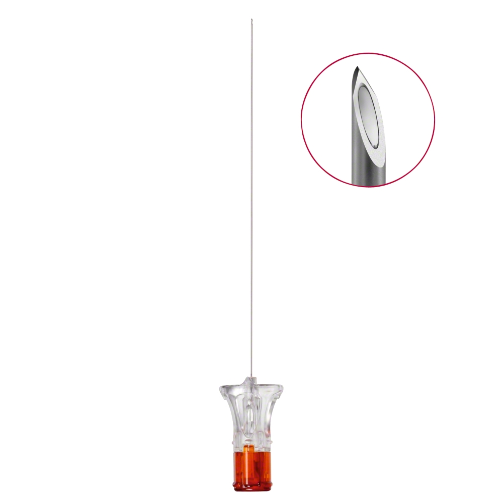 B. Braun Spinocan Kanüle 25G 0,55 x 75 mm, orange - 25 Stück