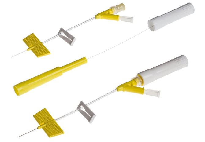 BD Saf-T-Intima™ Sicherheits-Venenverweilkatheter mit Y-Anschluss, rosa