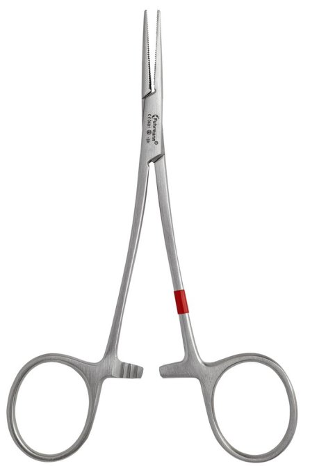 Fuhrmann Micro-Mosquito-Klemme 12,5 cm - anatomisch gerade - 25 Stück