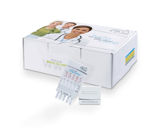 Drug-Screen® Multi Schnelltest 5 Parameter - 25 Stück