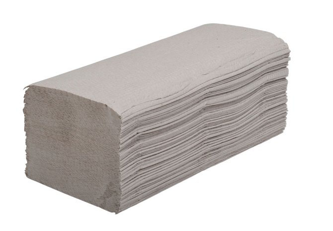ZVG Falthandtücher Krepp 25 x 23 cm Farbe: natur - 4.600 Stück