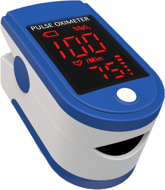 Fingerpulsoximeter für SpO2-Wert und Puls mit LCD Display 