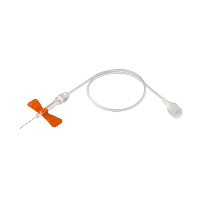 B. Braun Venofix Safety orange, G25, 0.5 x 19 mm, Schlauch 30 cm