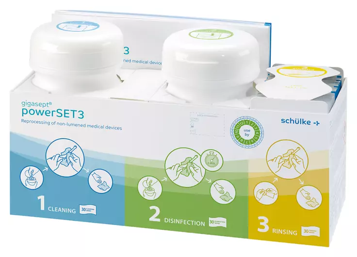 Schülke gigasept powerSET3 Aufbereitungsset für semikritische Medizinprodukte -  1 Set 
