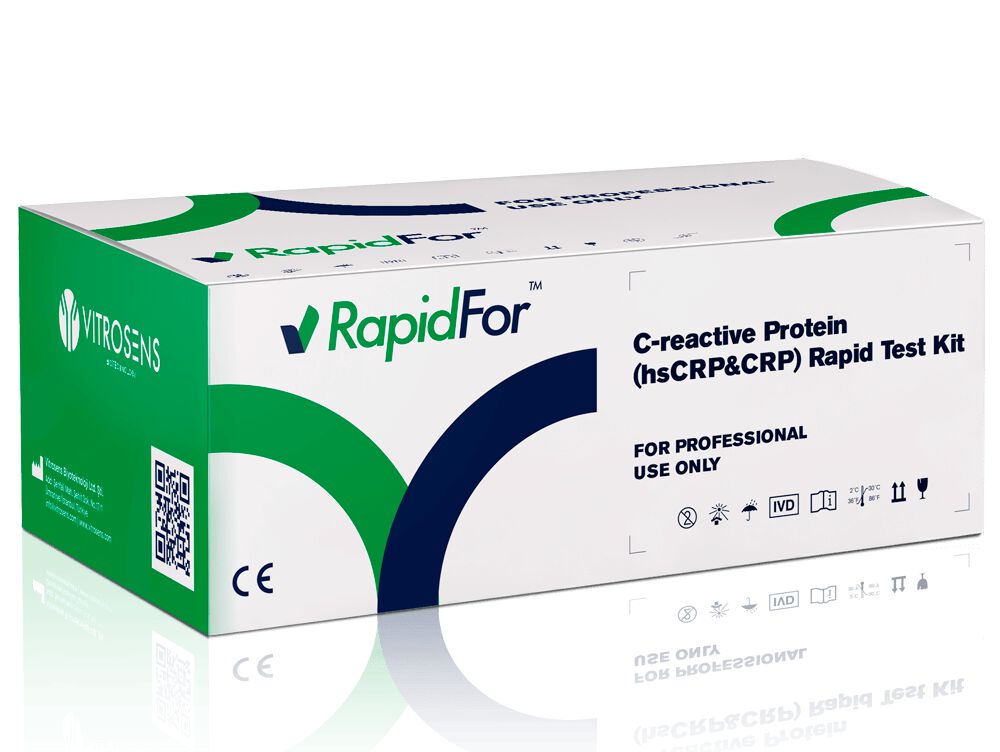 Vitrosens RapidFor hsCRP-CRP Testkassetten- 25 Stück