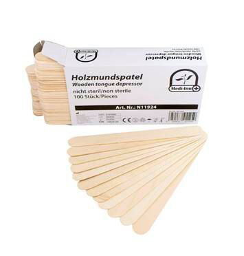 Holzmundspatel 150 x 18 mm - 100 Stück