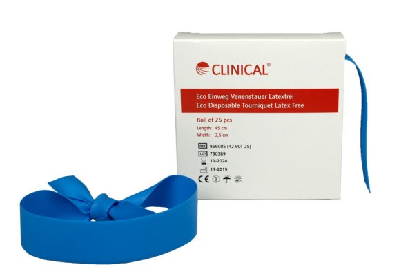 Clinical® Eco Einweg-Venenstauer - 25 Stück