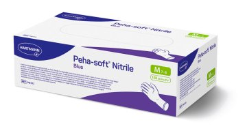 Hartmann Peha-soft nitrile blue Untersuchungshandschuhe M - 100 Stück