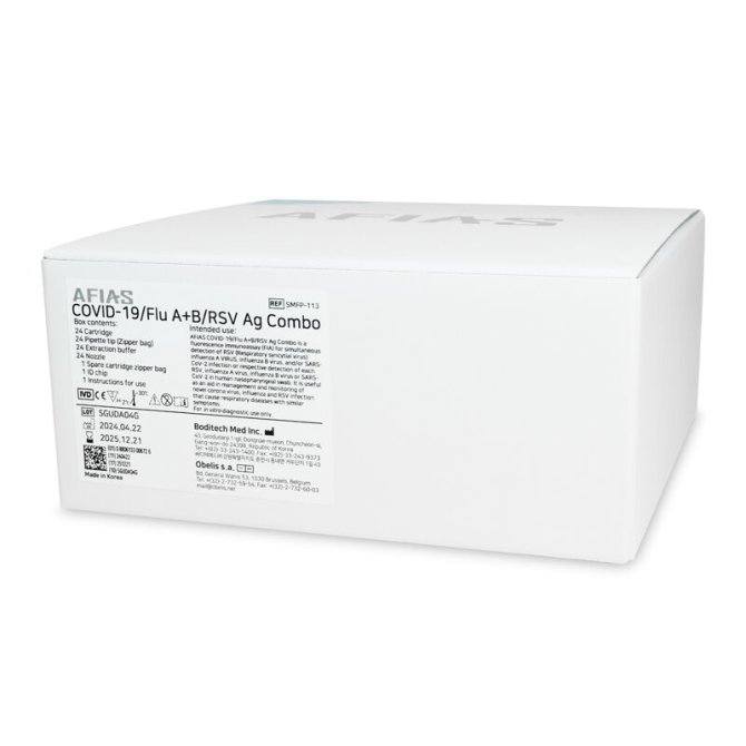 Hitado AFIAS Covid-19/Flu A+B/RSV Ag Combo Test - 24 Teste