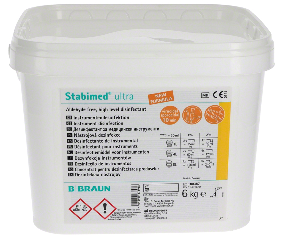 B.Braun Stabimed® ultra Instrumentendesinfektion 6.0 kg