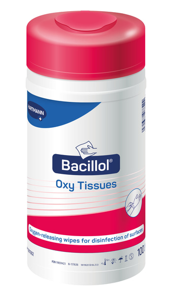 Hartmann Bacillol® Oxy Tissues Desinfektionstücher - 100 Stück