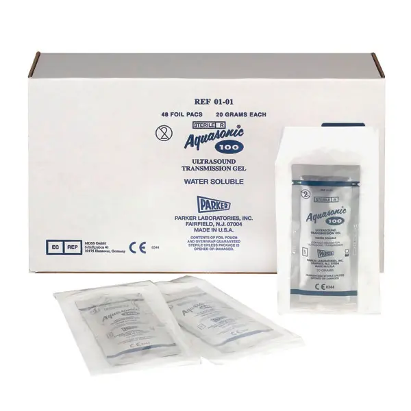 Aquasonic Ultraschallgel 20 ml Beutel steril - 48 Stück