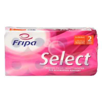 Fripa Toilettenpapier Select 2-lagig - 64 Rollen