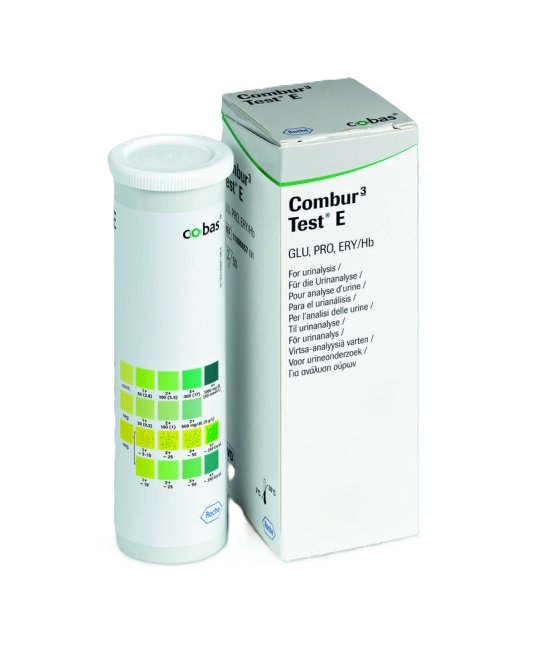 Combur-Test® Urinteststreifen von Roche Combur-3-Test® E, 50 Stück