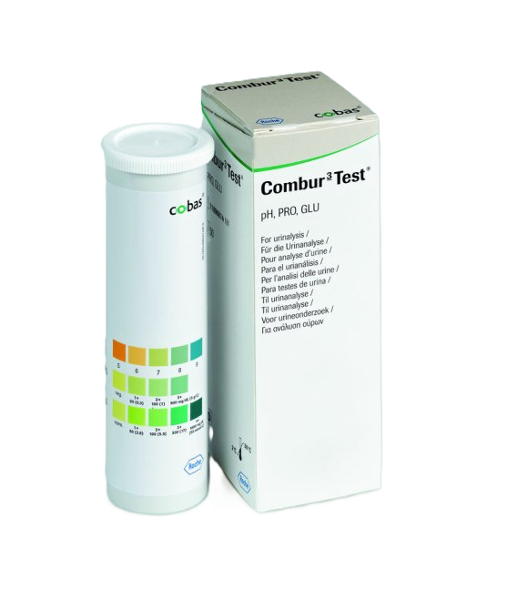 Combur-Test® Urinteststreifen von Roche Combur-3-Test®, 50 Stück