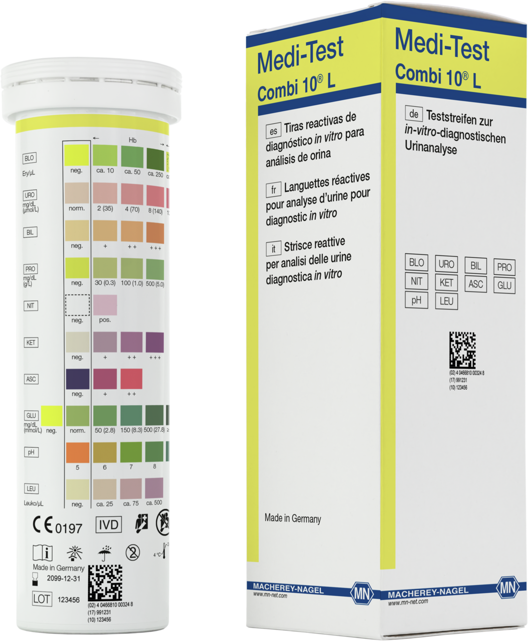 Medi-Test Combi 10L -  100 Teststreifen