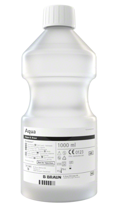B. Braun Spüllösung Aqua im Ecotainer 10 x 500 ml