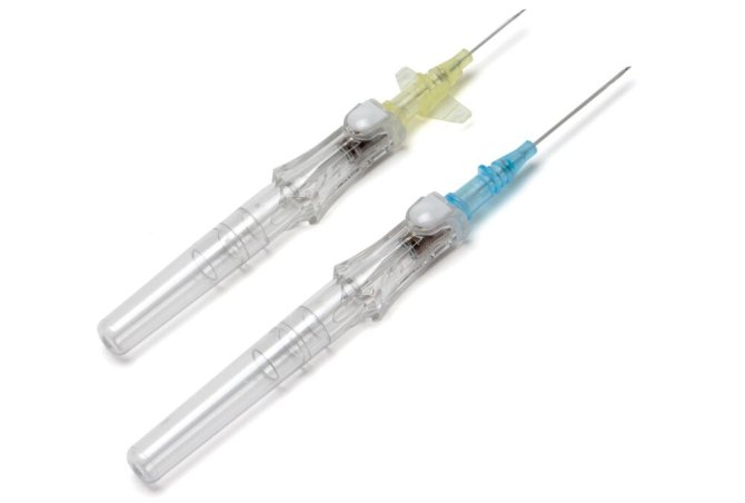 Becton Dickinson Insyte™ Autoguard™ Sicherheitsvenenverweilkatheter ohne Flügel 16G x 45 mm, grau