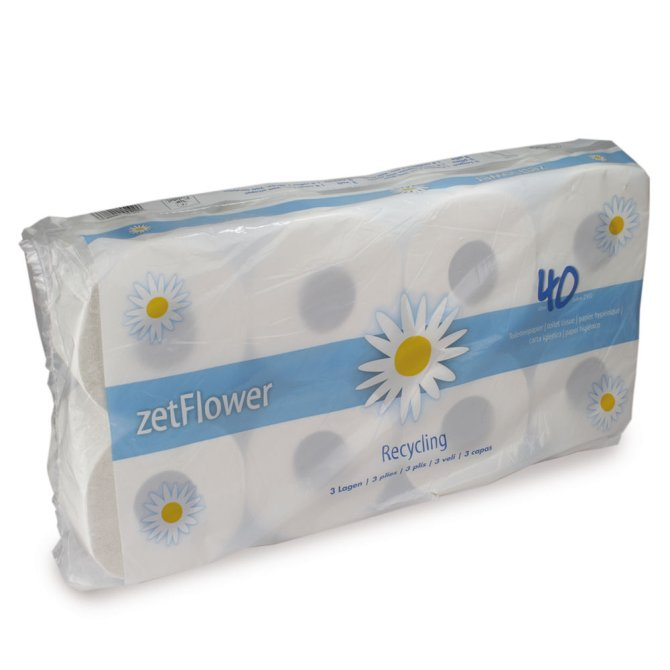 ZVG Tissue-Toilettenpapier 3-lagig - 72 Rollen