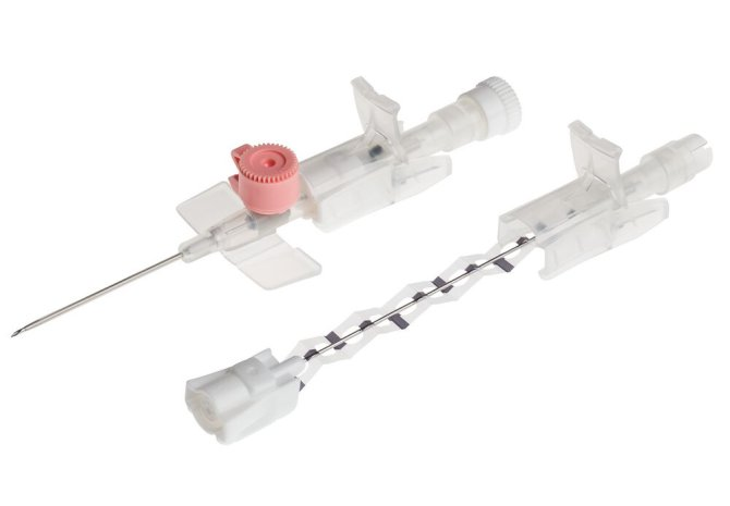 Becton Dickinson Venflon™ Pro Safety Sicherheitsvenenverweilkatheter 22 G x 25 mm/Flussrate 42 | Ohne BD Instaflash™ | Farbcode Blau