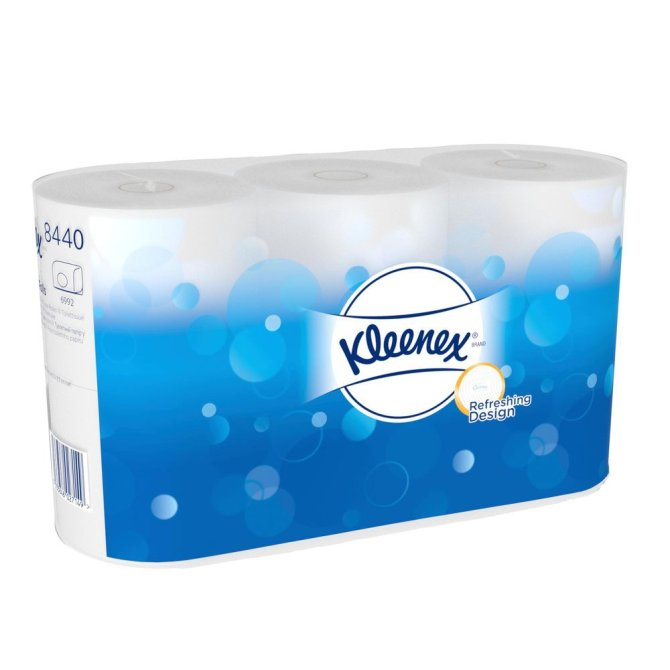 KLEENEX® Toilet Tissue - Toilettenpapierrollen, 3-lagig - 36 Rollen