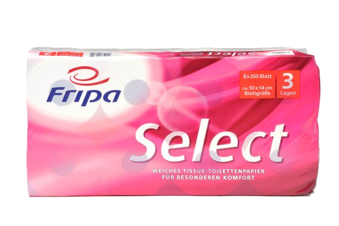 Fripa Toilettenpapier Select 3-lagig - 48 Rollen