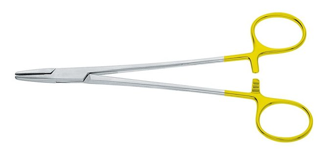 Nadelhalter Mayo-Hegar mit Hartmetalleinlagen mit Hartmetalleinlagen - 16,0 cm