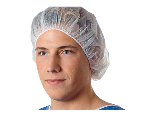 Hartmann Foliodress® Cap Comfort Universal Baretthaube Weiß - 100 Stück