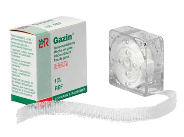 Lohmann & Rauscher Gazin® Tamponadebinden - 1 cm x 5 m
