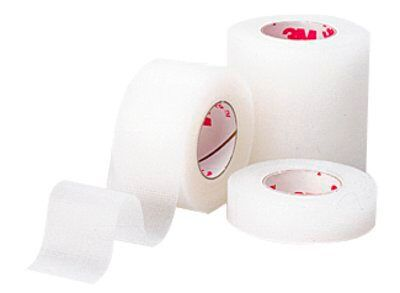 3M Fixierpflaster Transpore - 2,5 cm x 9,14 m - 12 Rollen