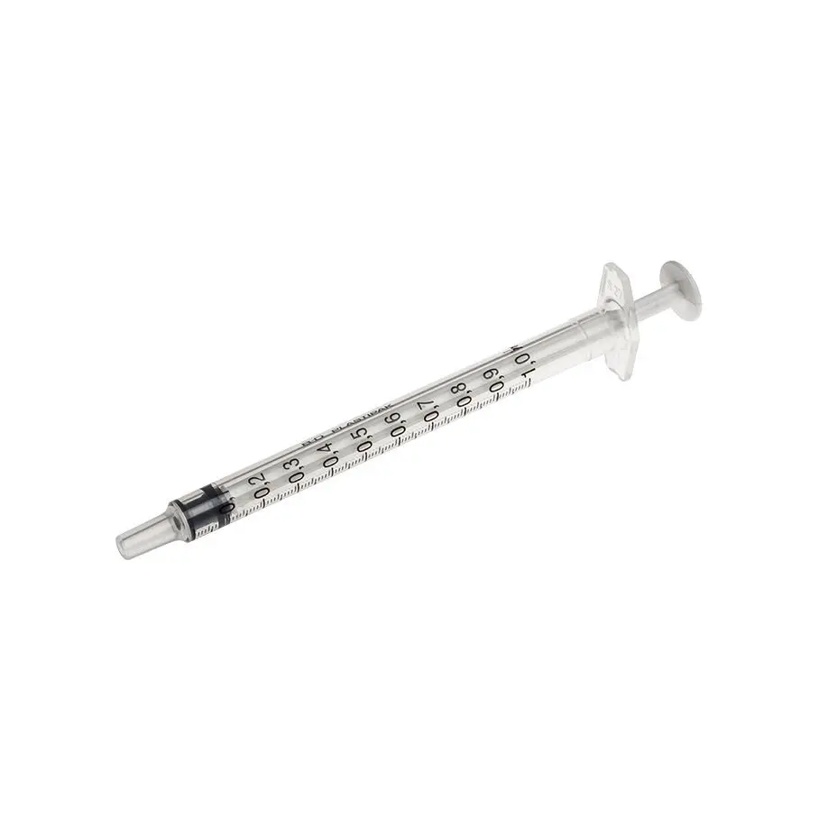 BD Plastipak™ TBC-Spritze ohne Kanüle mit Luer-Ansatz, 1 ml - einzeln - 120 Stück