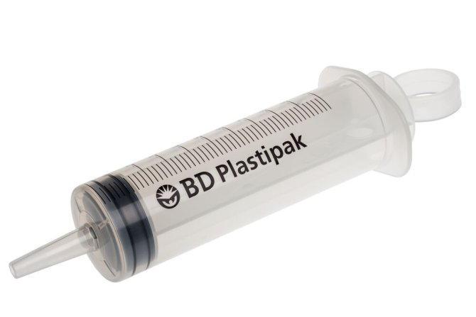BD Plastipak Wund- und Blasenspritze 100 ml unterteilt in 2 ml - 25 Stück