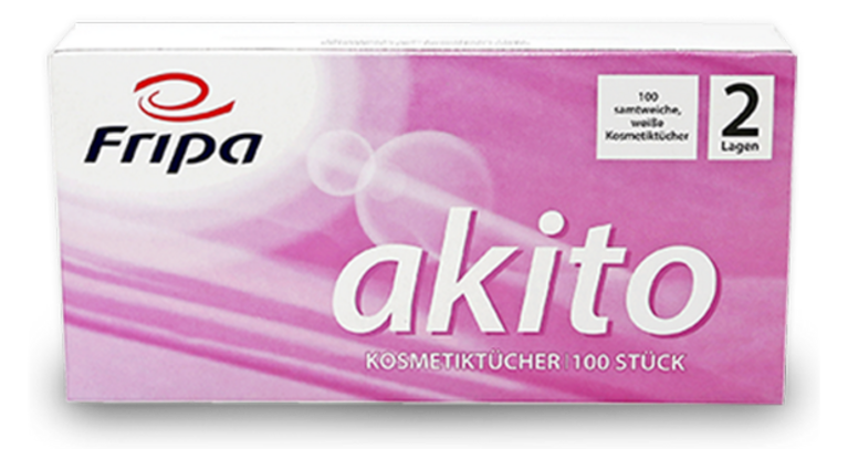 Fripa Akito Kosmetiktücher - 100 Stück