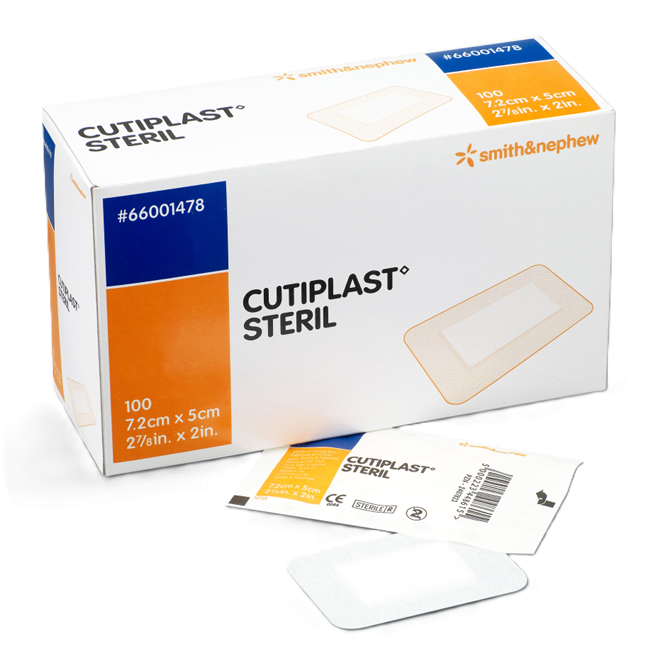 Cutiplast steril Smith & Nephew - 7,2 x 5 cm - 100 Stück
