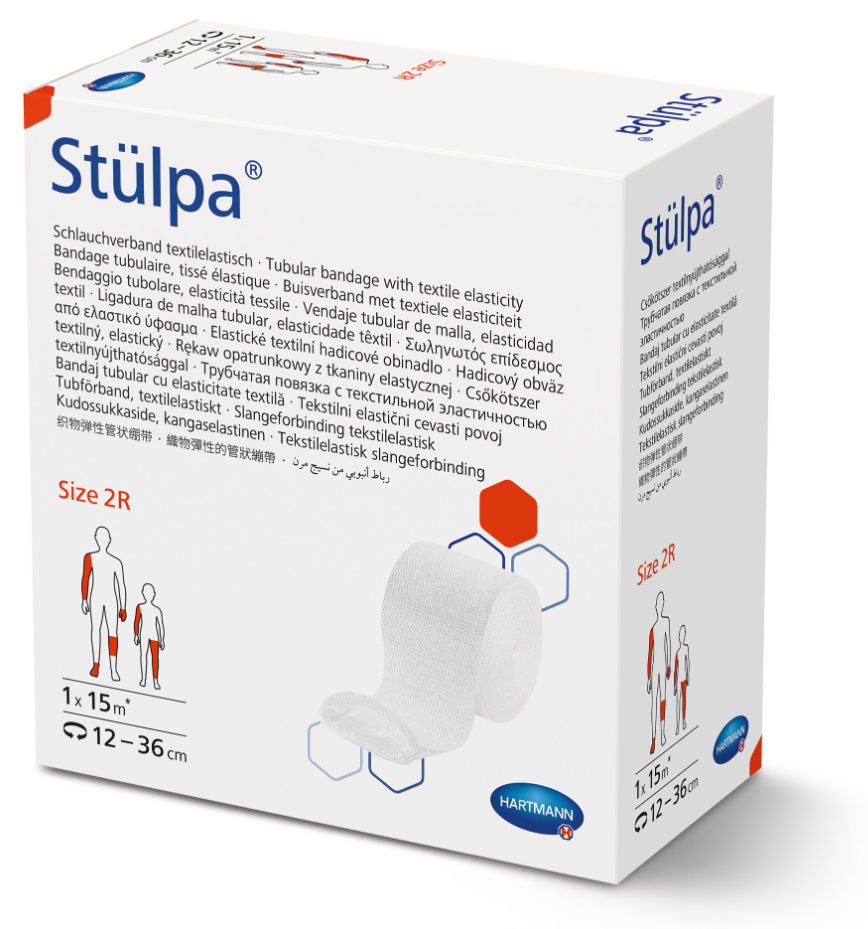 Stülpa Rollen Hartmann - 6 cm x 15 m - Gr. 2 R für Arm-, Kinderfuß-/Kinderbeinverbände