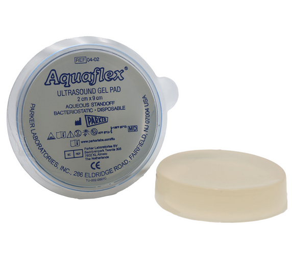 Parker Aquaflex Ultraschall Gel Pads - 2 x 9 cm - 6 Stück