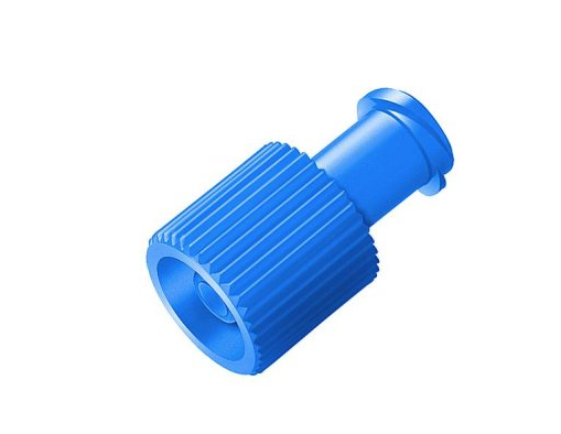 B. Braun Verschlussstopfen Kombi-Stopper, blau - 100 Stück