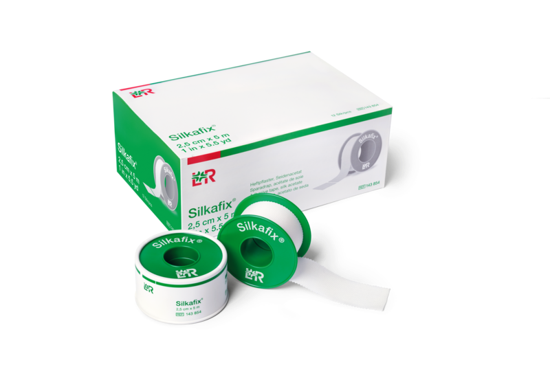 Lohmann&Rauscher Rollenpflaster Silkafix®, 2,5 cm x 5 m, 12 Stück