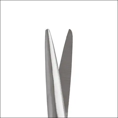 Fuhrmann Einmal-Schere Metzenbaum stumpf/stumpf, 14,5 cm, gebogen - 25 Stück