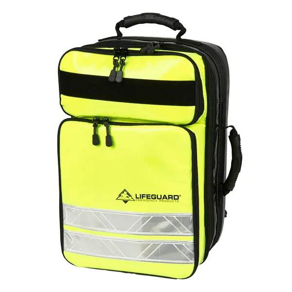 Lifebox Soft Backpack Junior (leer) - schwarz / neongelb - 1 Stück