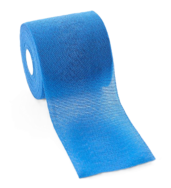 miro-haft fein color - elastische Fixierbinde fein - blau - 6 cm x 20 m - 1 Stück