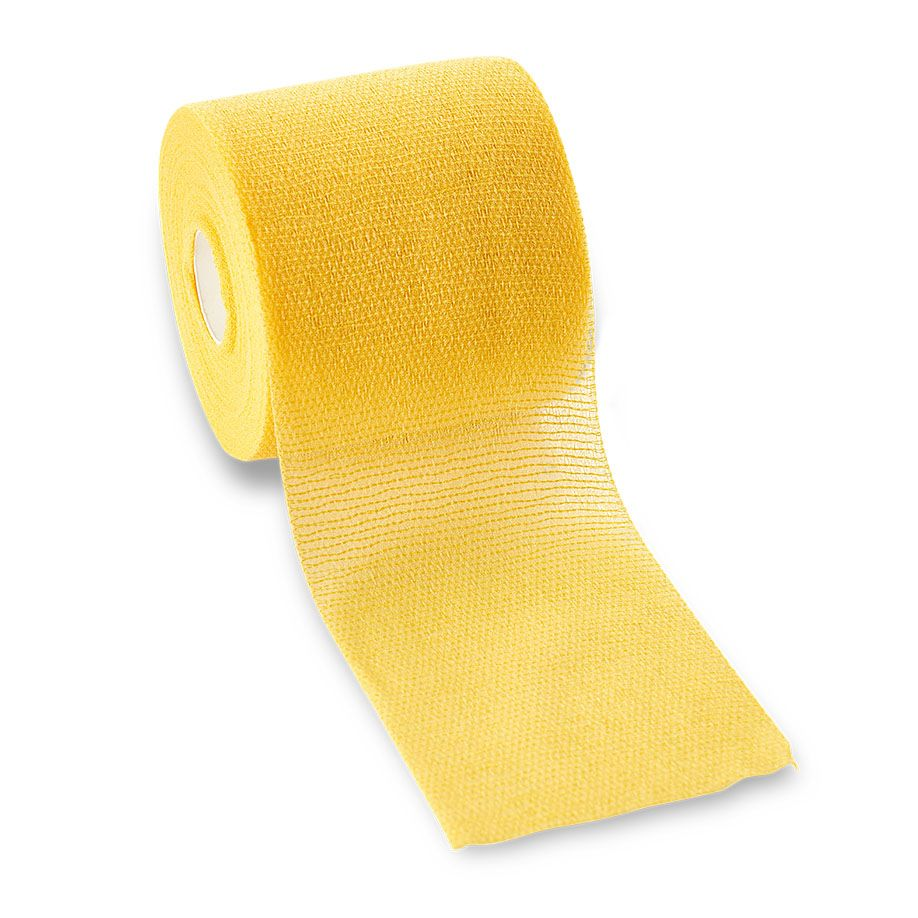 miro-haft fein color - elastische Fixierbinde fein - gelb - 8 cm x 20 m - 1 Stück